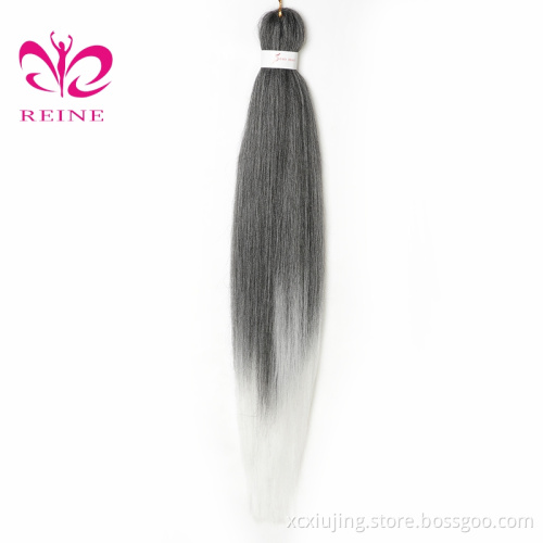 Japanese Synthetic Hot selling 100% Soft Pre stretched Layered Yaki braiding hair wholesale pre-stretched  braid